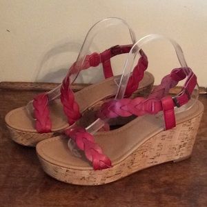 Bass wedge sandals